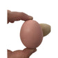 Two Vintage Faux Easter Eggs (One Pink Egg, One Tan Wooden Egg) - A+ Stuff - Seasonal & Holiday Decorations - A+ Stuff