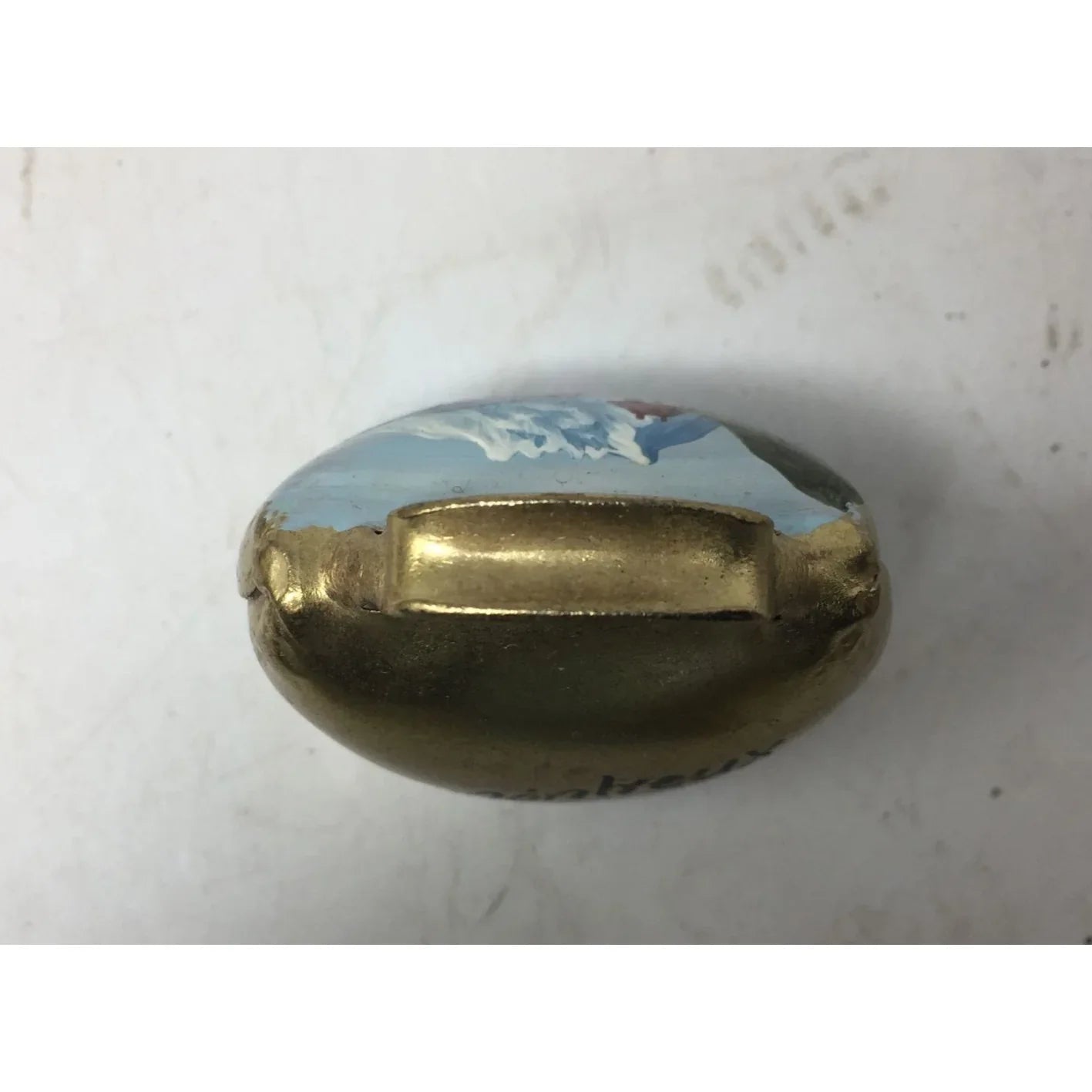 Two Vintage Hand Painted Montreux Miniature Gold Tone Cow Bells - A+ Stuff - Collectibles - A+ Stuff