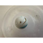 Two Vintage Milky White Shooter Marbles with Blue and Orange Stripes on them - A+ Stuff - Collectibles - A+ Stuff