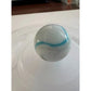 Two Vintage Milky White Shooter Marbles with Blue and Orange Stripes on them - A+ Stuff - Collectibles - A+ Stuff