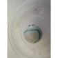 Two Vintage Milky White Shooter Marbles with Blue and Orange Stripes on them - A+ Stuff - Collectibles - A+ Stuff