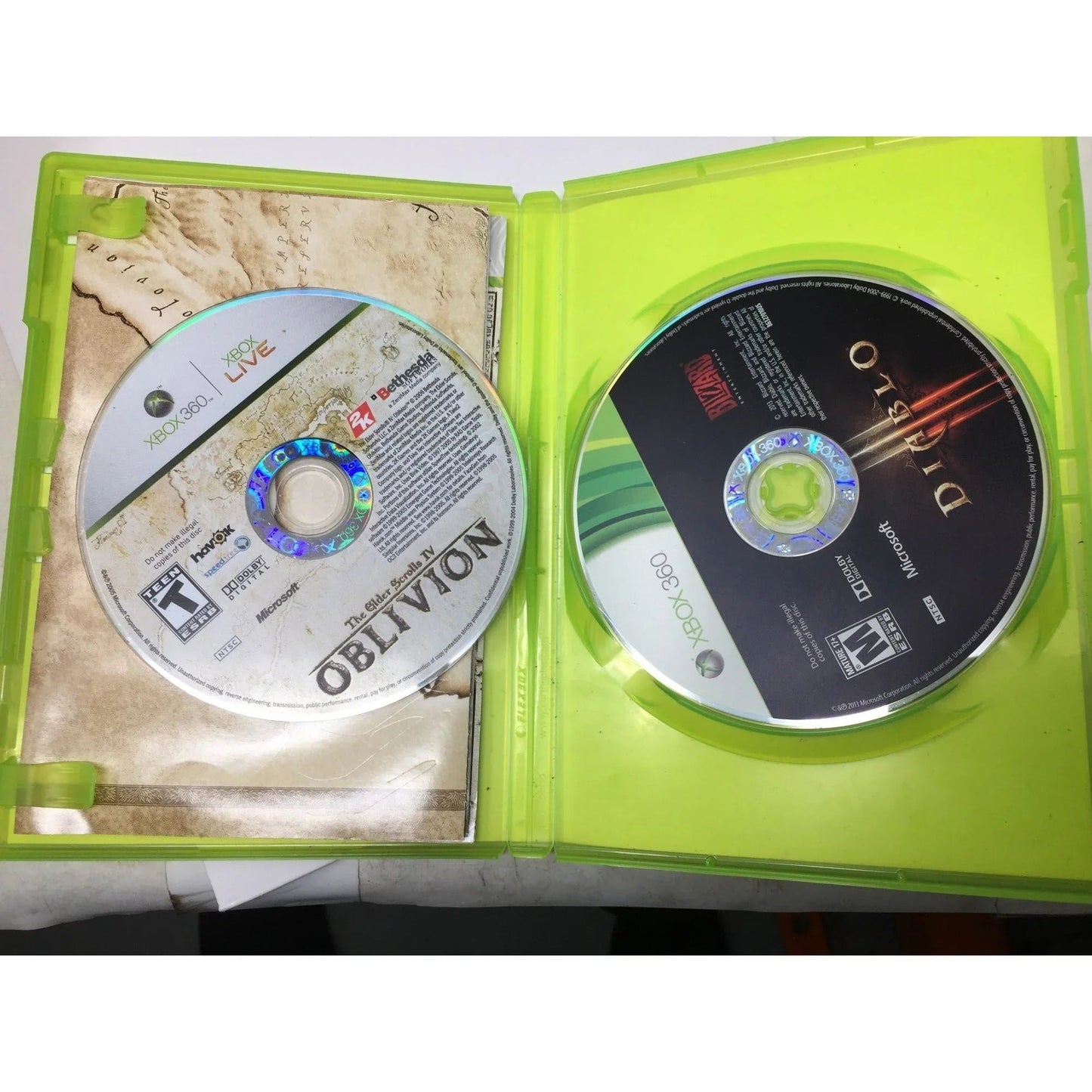 Two XBOX 360 Games - Oblivion and Diablo - A+ Stuff - Games - A+ Stuff