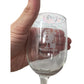 The American Cancer Society Winefest Toledo Oh Clear Glass Stemmed Wine Glass