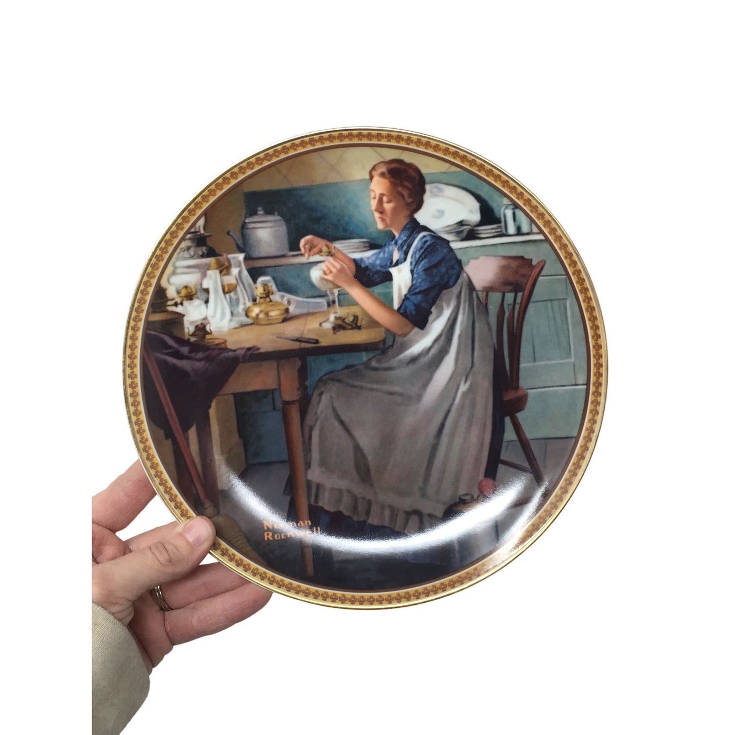 Norman Rockwell's REDISCOVERED WOMEN Collection 12 Plate Set