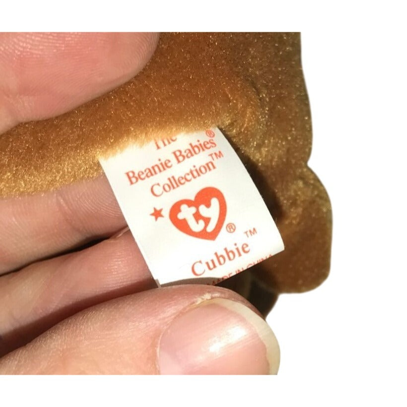 1993 Cubbie the Bear Beanie Baby TY Beanie Baby  A+ Stuff Plush Toys / Stuffed Animals