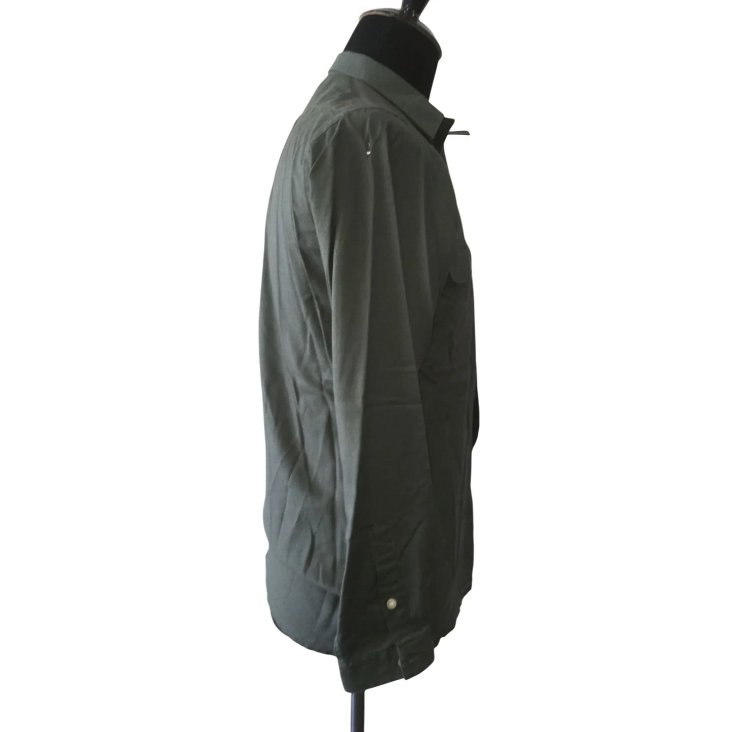 Don Robbie Olive Green Size Medium Long Sleeved Button Up Shirt - A+ Stuff