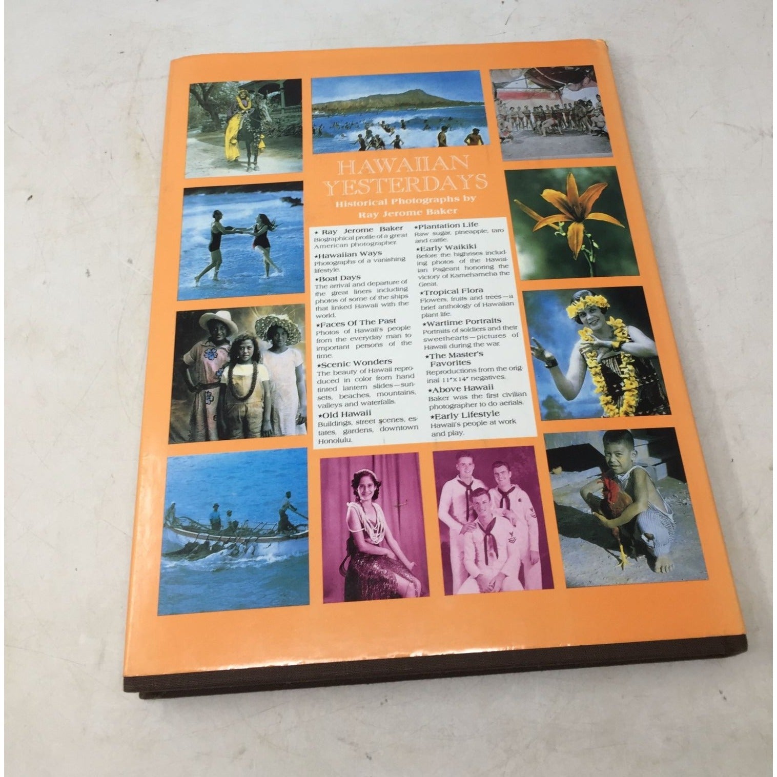 This is a hardcover copy of "Hawaiian Yesterdays: Historical Photographs by Ray Jerome Baker" A+ Stuff  A+ Stuff