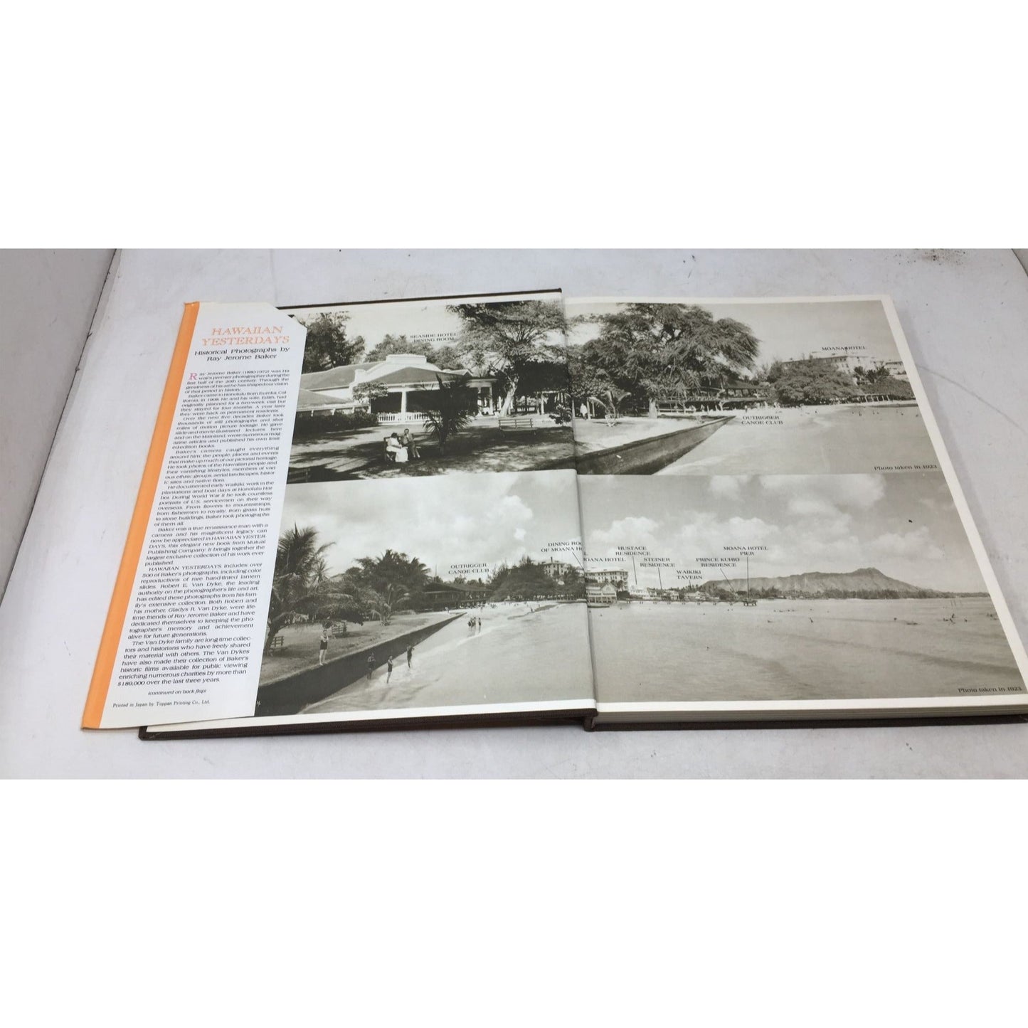 This is a hardcover copy of "Hawaiian Yesterdays: Historical Photographs by Ray Jerome Baker" A+ Stuff  A+ Stuff