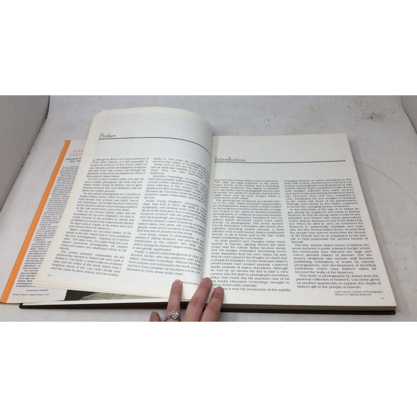 This is a hardcover copy of "Hawaiian Yesterdays: Historical Photographs by Ray Jerome Baker" A+ Stuff  A+ Stuff