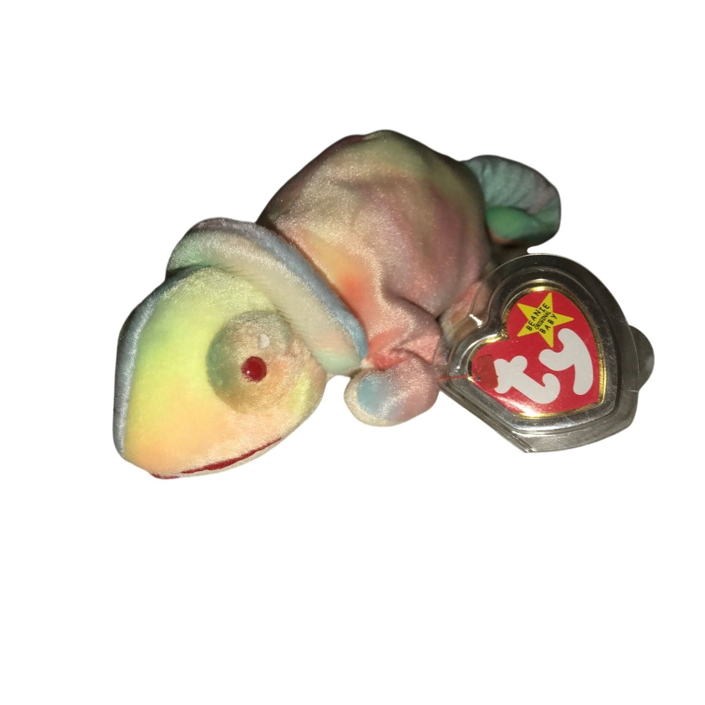 1997 Rainbow the Chameleon Beanie Baby TY Beanie Baby  A+ Stuff Plush Toys / Stuffed Animals
