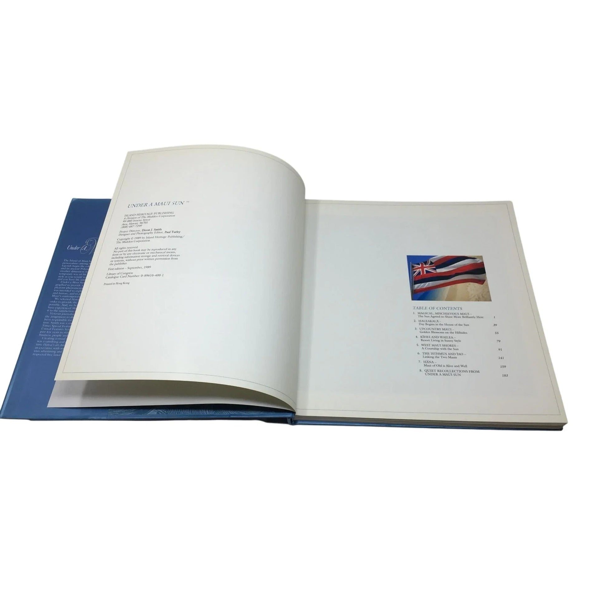 ''UNDER A MAUI SUN'' HARDCOVER BOOK - A+ Stuff - books - A+ Stuff