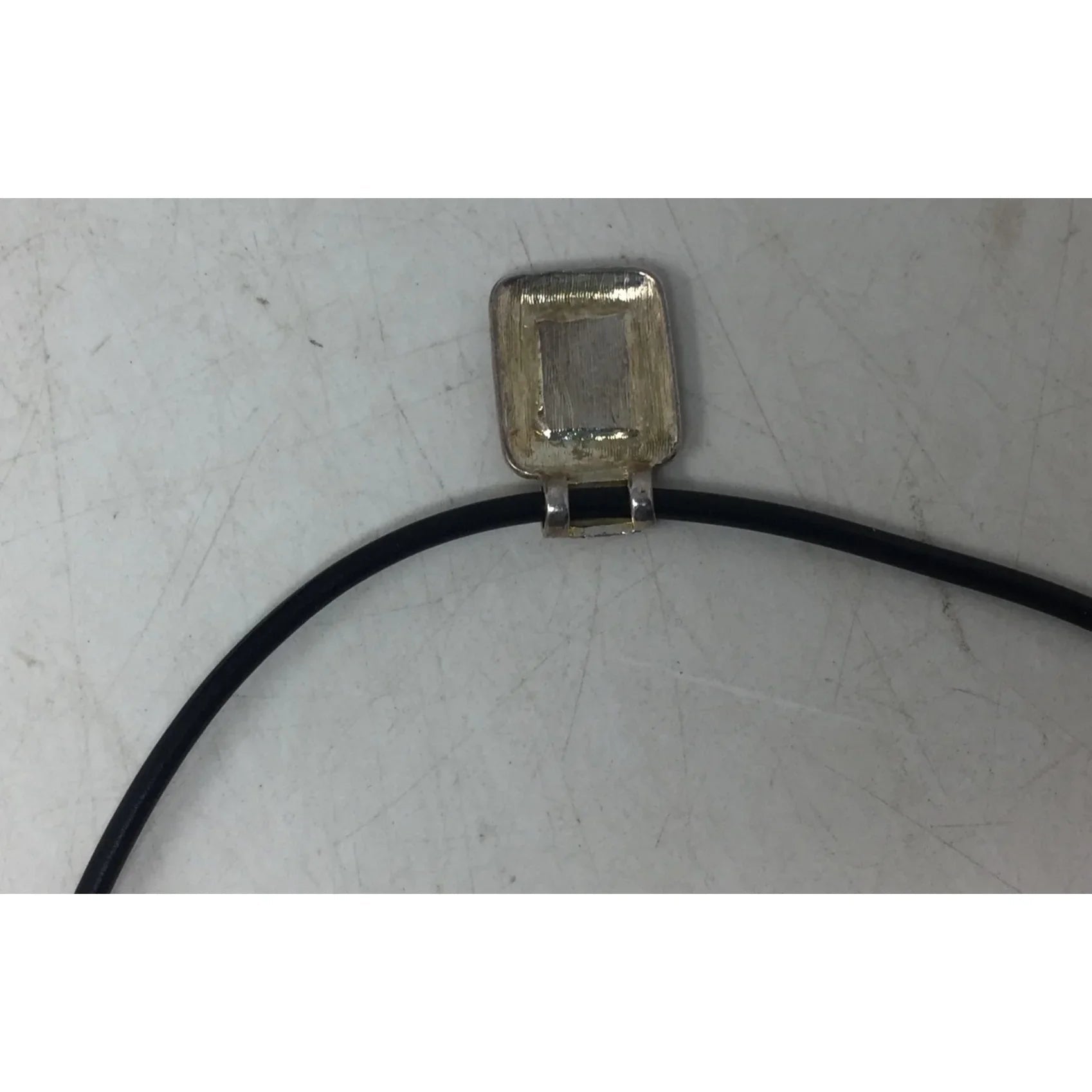 Unisex Black Necklace with Silver & Black Rectangular Pendant - A+ Stuff - Neckace - A+ Stuff