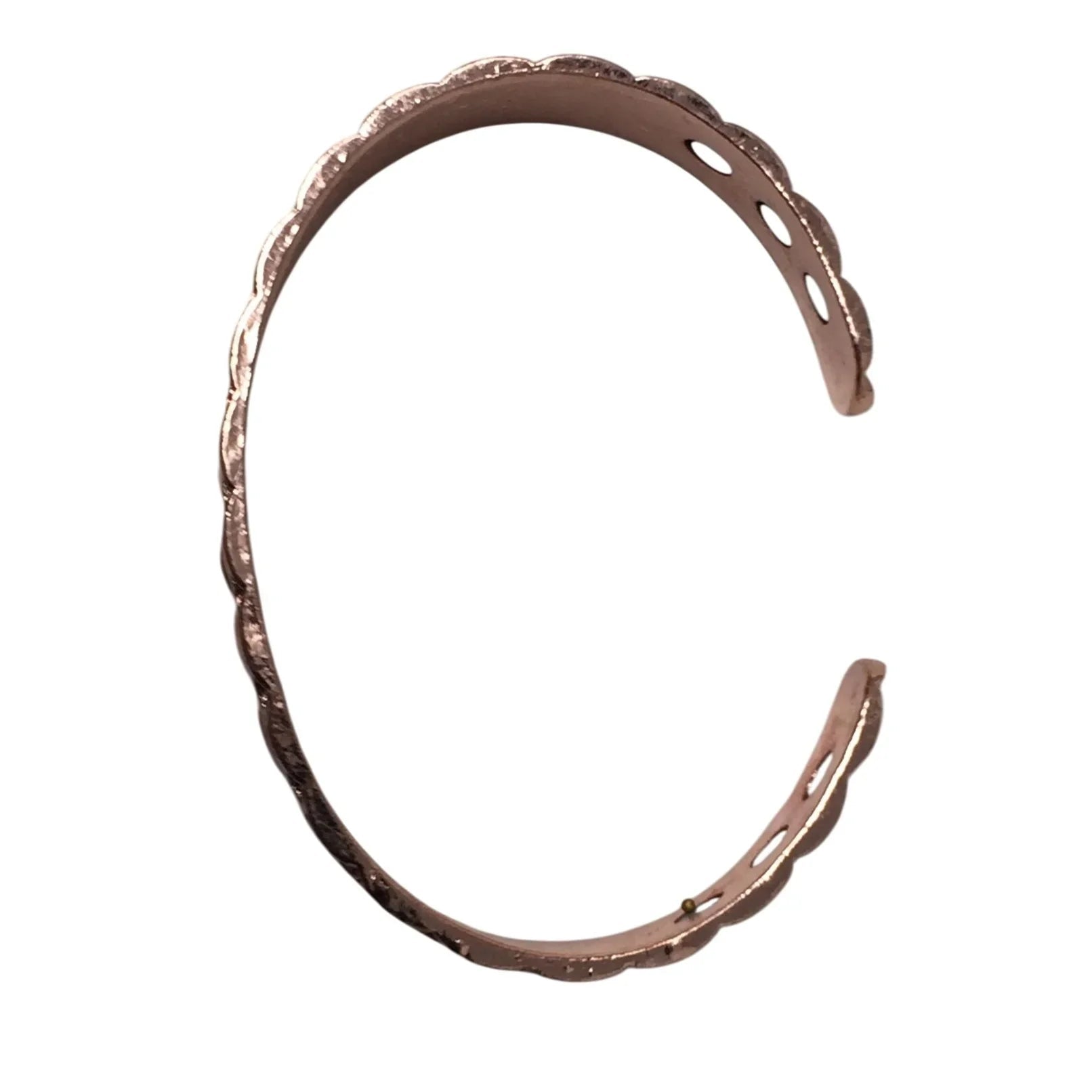 Unisex Copper Rose Gold Colored Cuff Bracelet/Healing Bangle - A+ Stuff - Bracelet - A+ Stuff