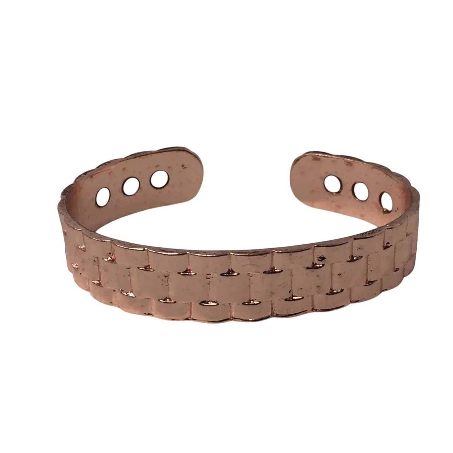 Unisex Copper Rose Gold Colored Cuff Bracelet/Healing Bangle - A+ Stuff - Bracelet - A+ Stuff