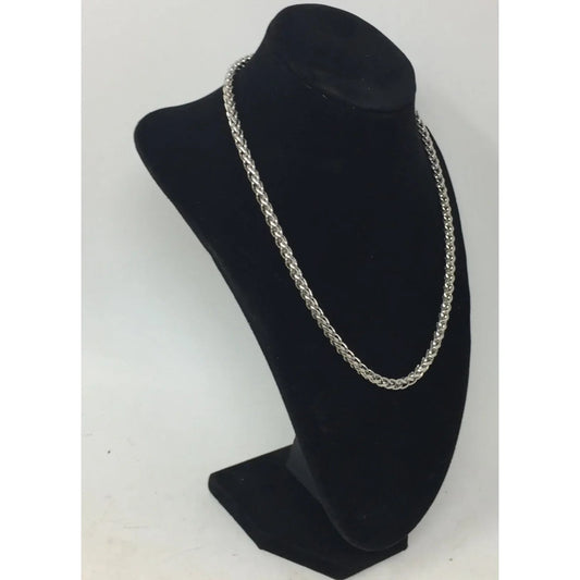 Unisex Silver Tone Chain Necklace - A+ Stuff - necklace - A+ Stuff