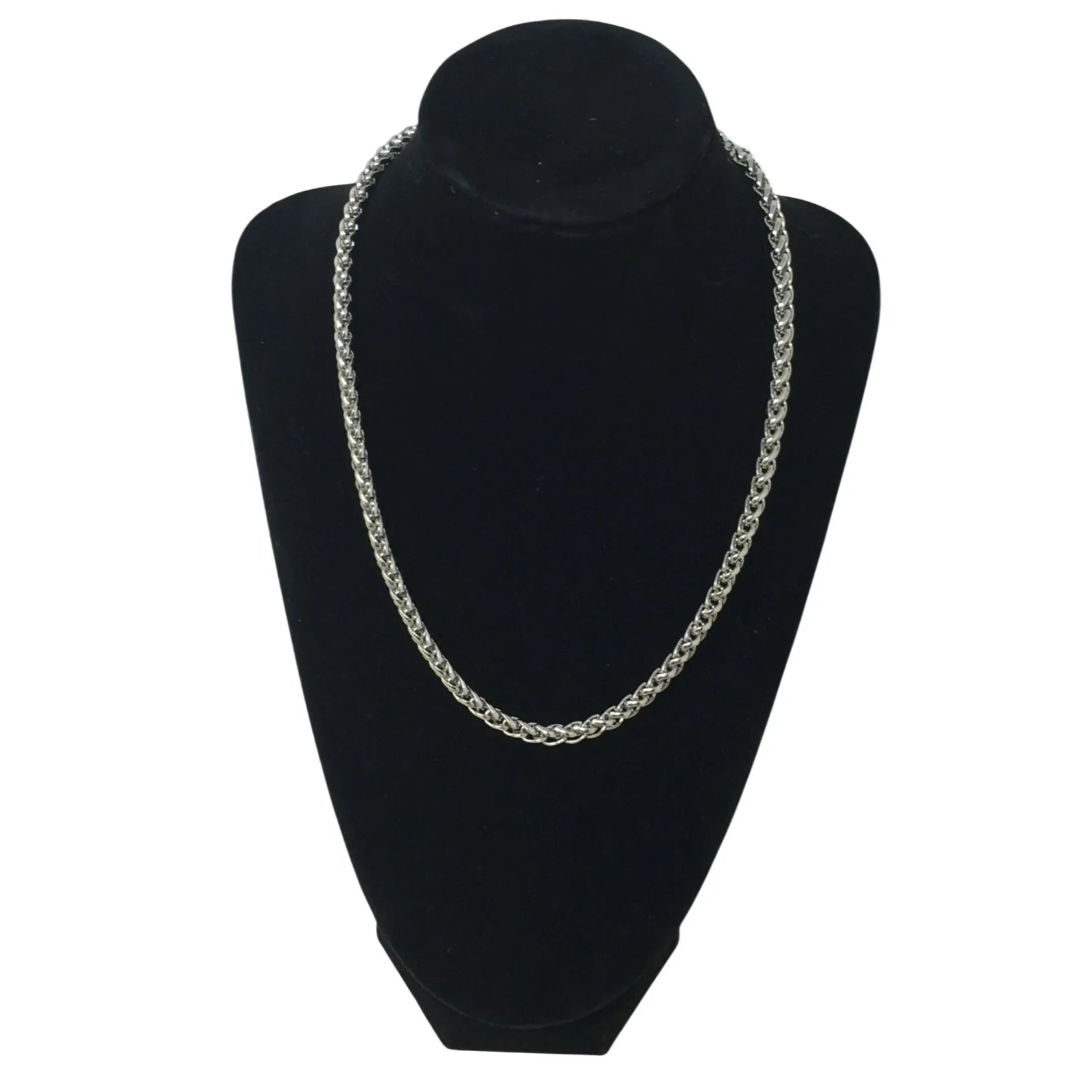 Unisex Silver Tone Chain Necklace - A+ Stuff - necklace - A+ Stuff
