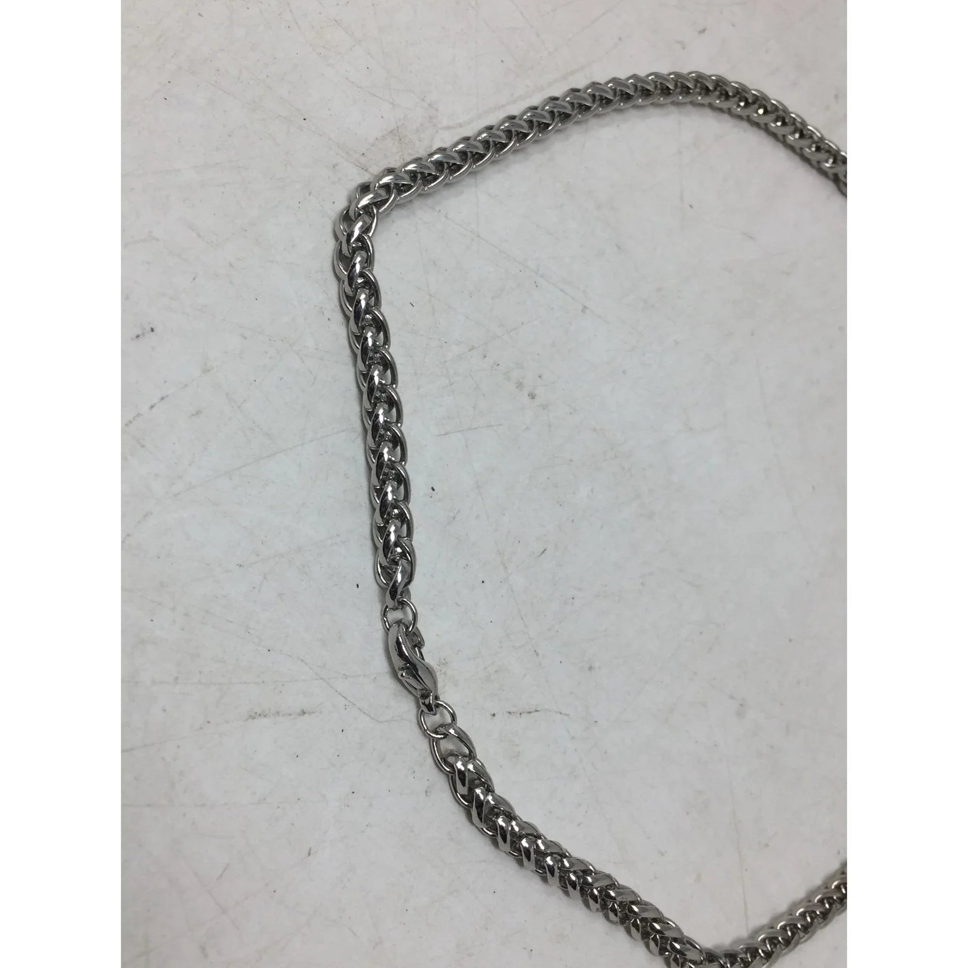 Unisex Silver Tone Chain Necklace - A+ Stuff - necklace - A+ Stuff