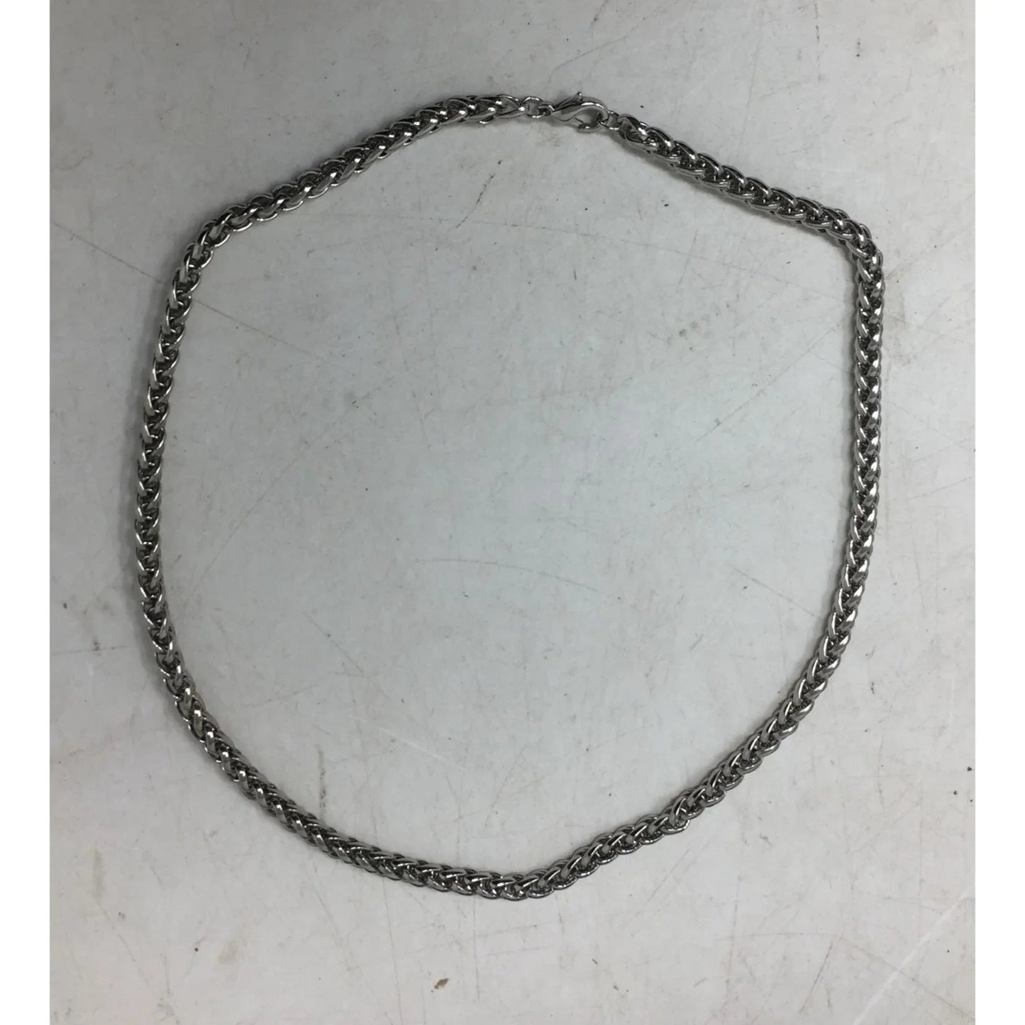 Unisex Silver Tone Chain Necklace - A+ Stuff - necklace - A+ Stuff
