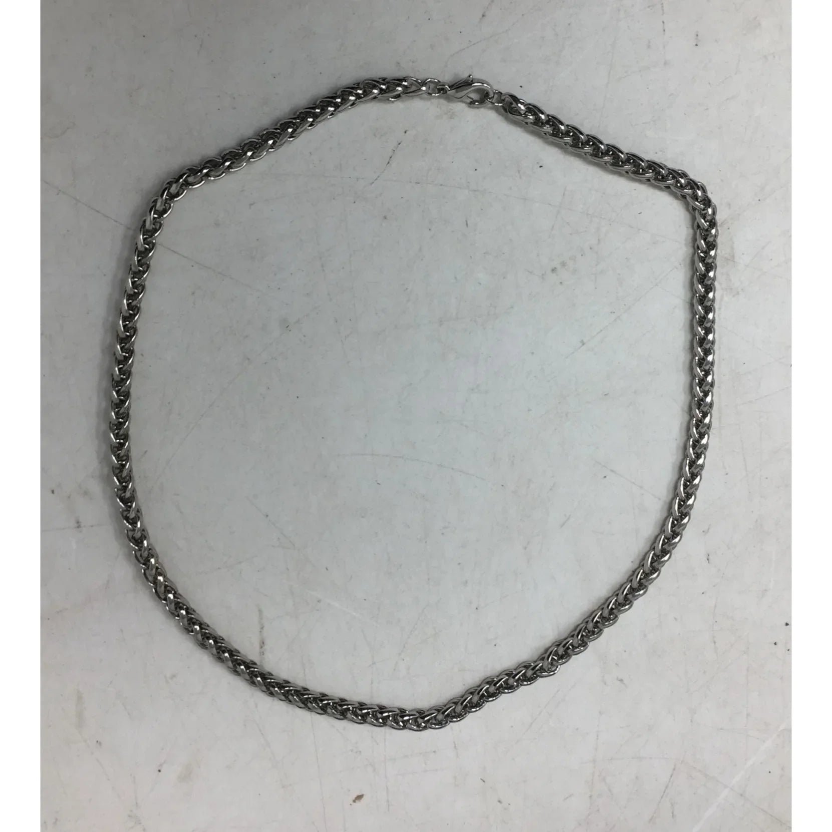 Unisex Silver Tone Chain Necklace - A+ Stuff - necklace - A+ Stuff