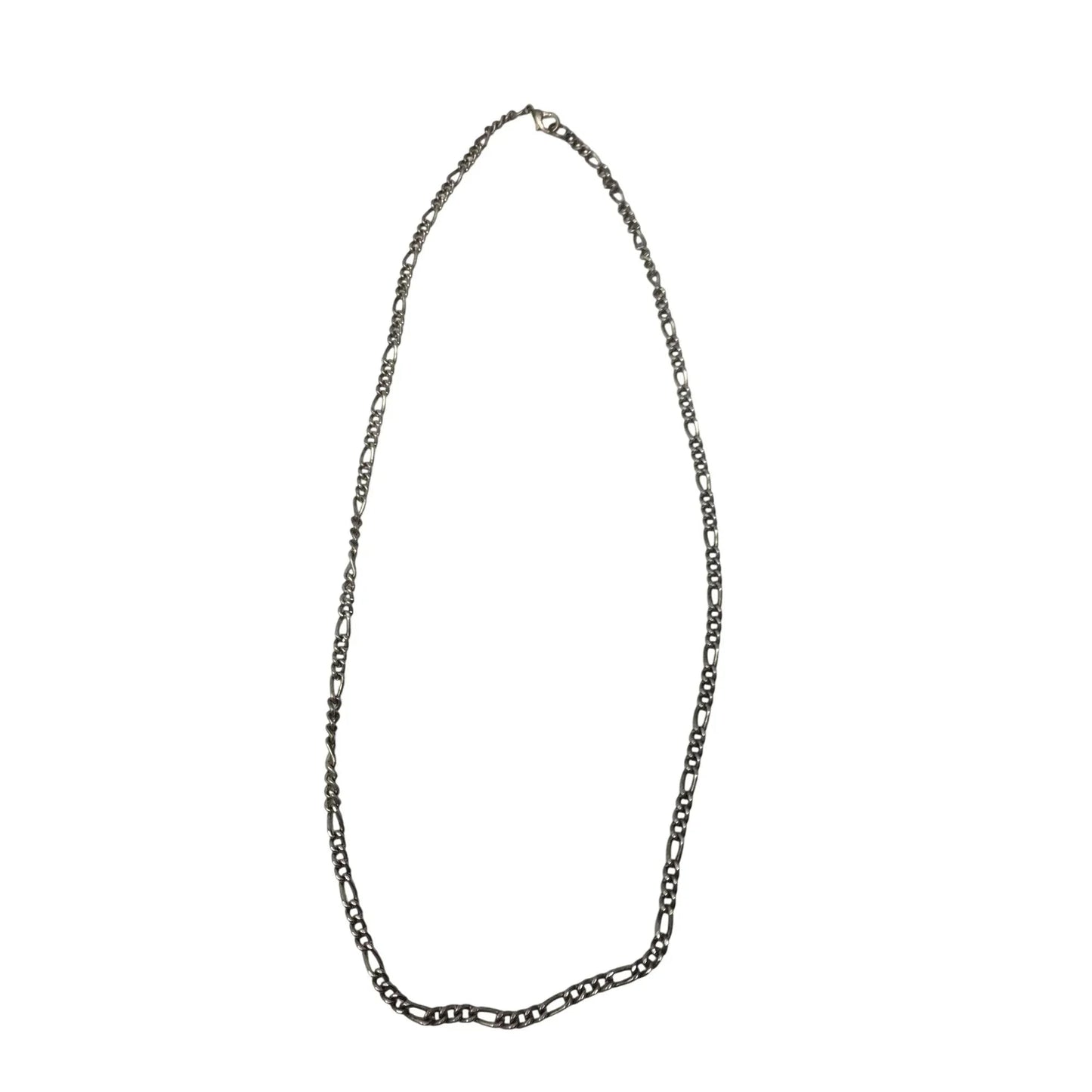 Unisex Silver Tone Chain Necklace with Clasp - A+ Stuff - Necklace - A+ Stuff