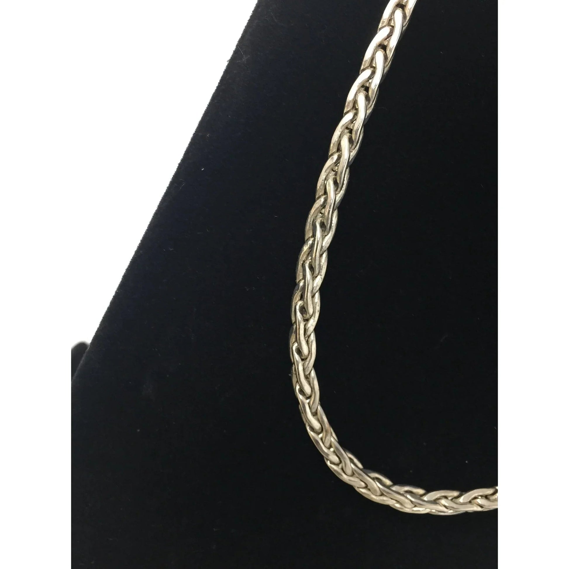 Unisex Silver Tone Long Chain Rope Necklace - A+ Stuff - Necklace - A+ Stuff