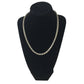 Unisex Silver Tone Long Chain Rope Necklace - A+ Stuff - Necklace - A+ Stuff