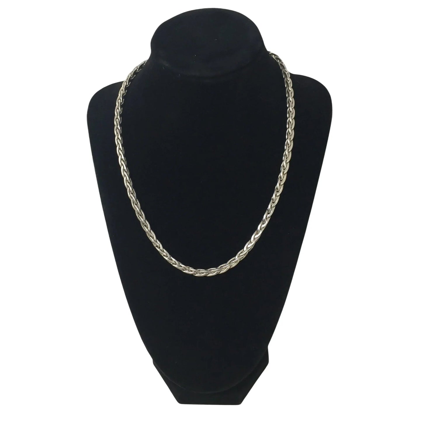 Unisex Silver Tone Long Chain Rope Necklace - A+ Stuff - Necklace - A+ Stuff