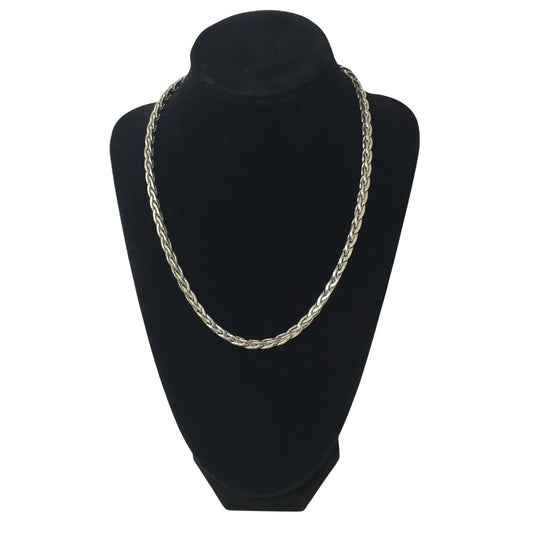 Unisex Silver Tone Long Chain Rope Necklace - A+ Stuff - Necklace - A+ Stuff