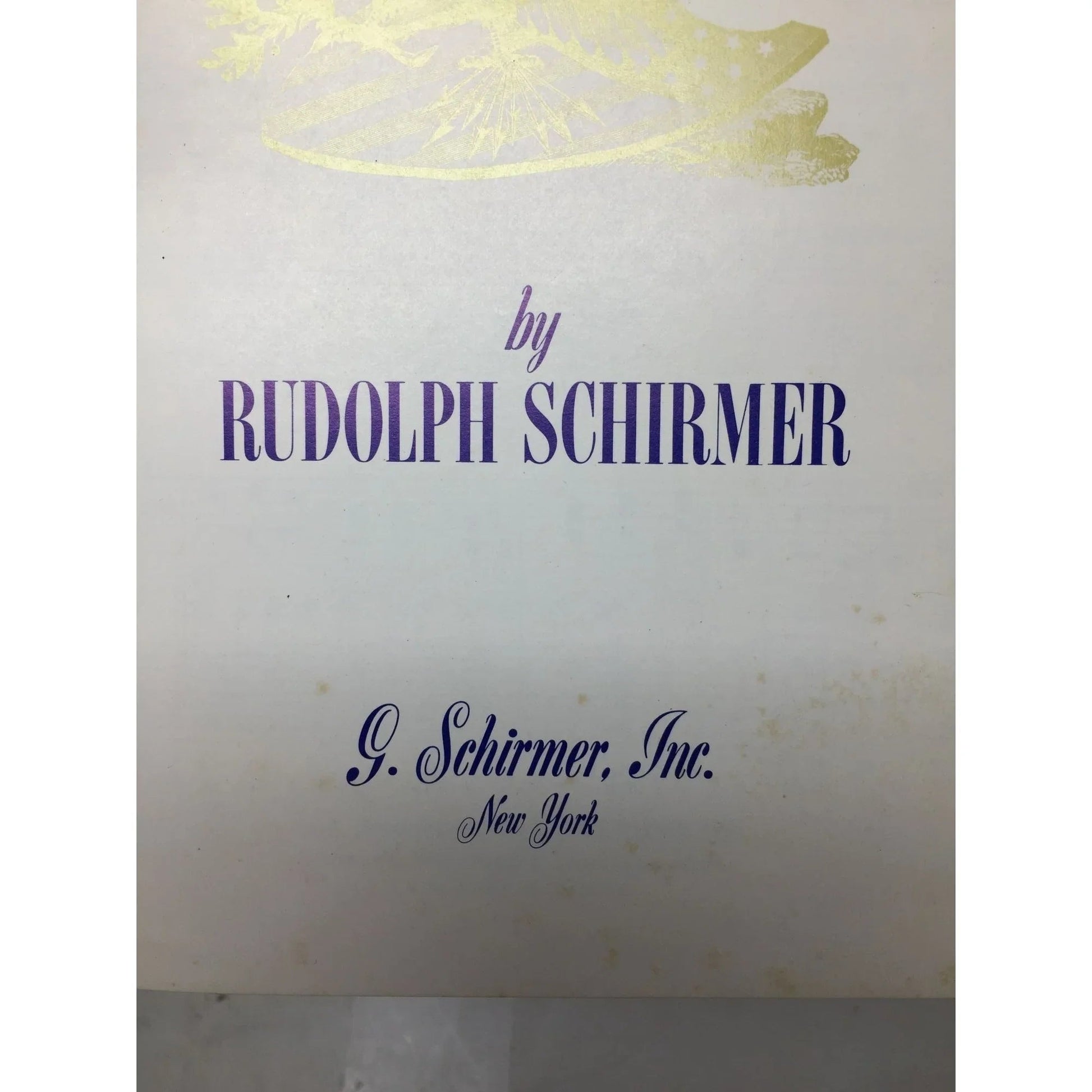 United States Victory March For the piano by Rudolph Schirmer - A+ Stuff - SHEET MUSIC - A+ Stuff