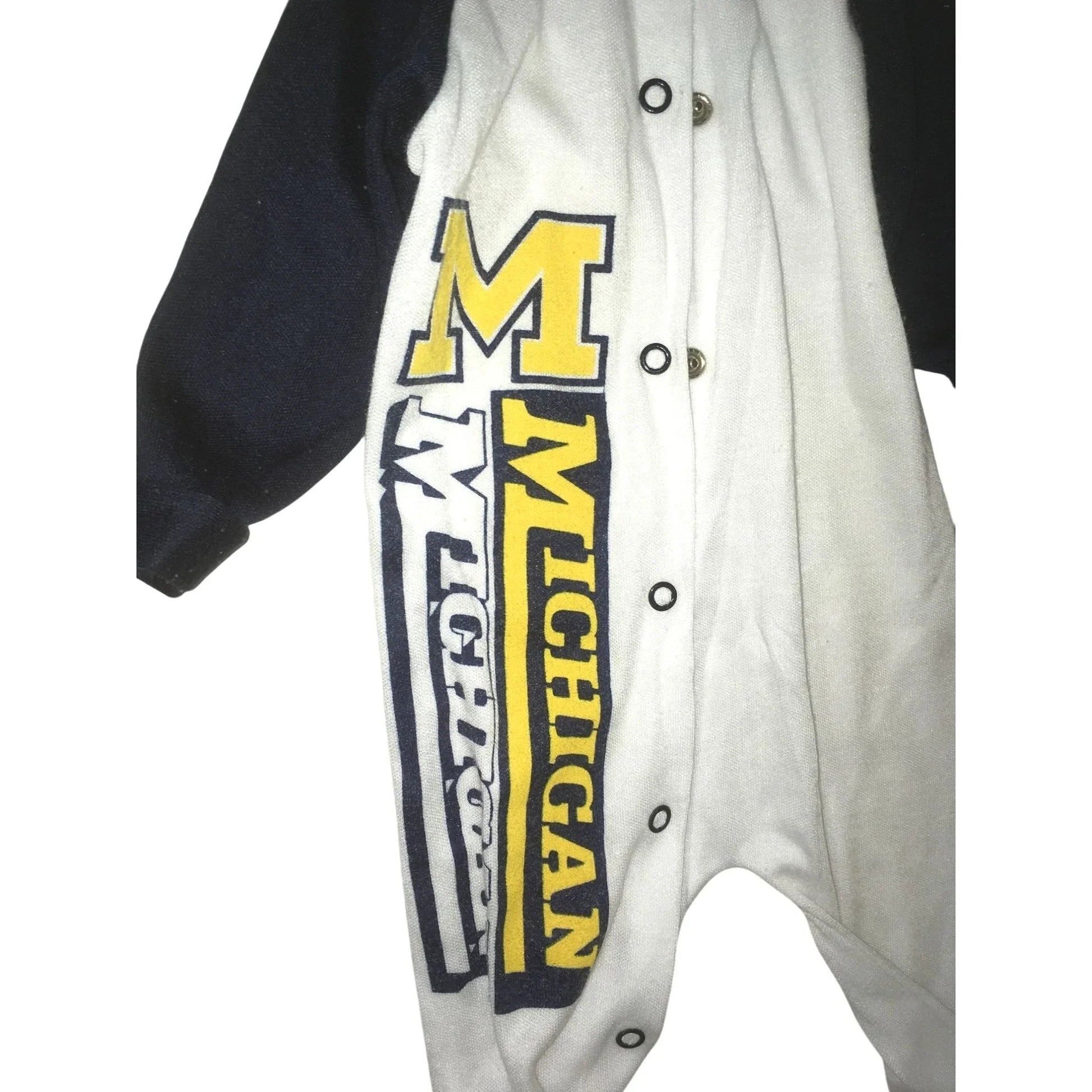University of Michigan - UM - Wolverines Infant Sleeper (Med 14 - 18lb) - University of Michigan - A+ Stuff