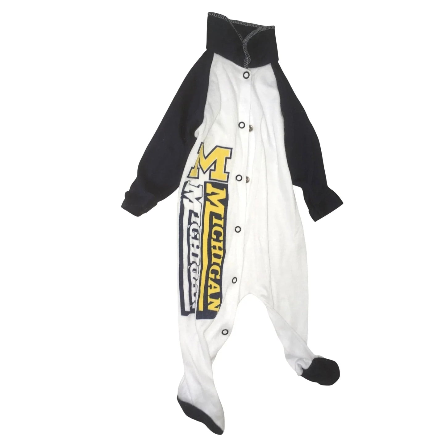 University of Michigan - UM - Wolverines Infant Sleeper (Med 14 - 18lb) - University of Michigan - A+ Stuff