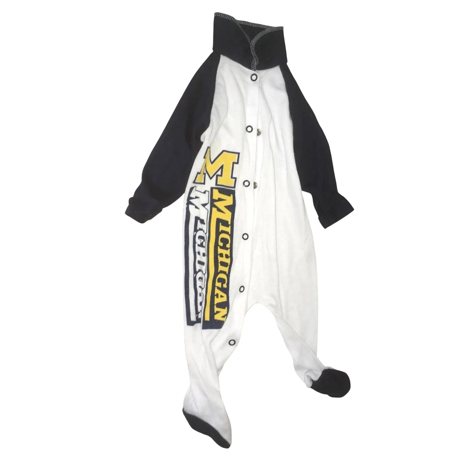 University of Michigan - UM - Wolverines Infant Sleeper (Med 14 - 18lb) - University of Michigan - A+ Stuff