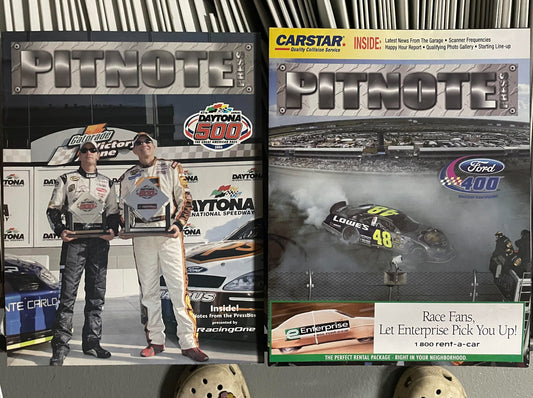 Pitnote Press Programs- 2005 Daytona 500 The Great American Race Program 47th Annual