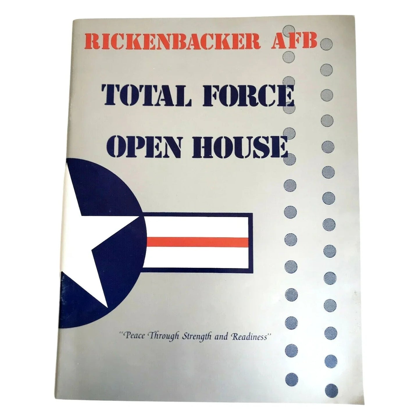 USA Navy Blue Angels 1978 Air Show Rickenbacker AFB Open House Program - US Navy - Event Program - A+ Stuff