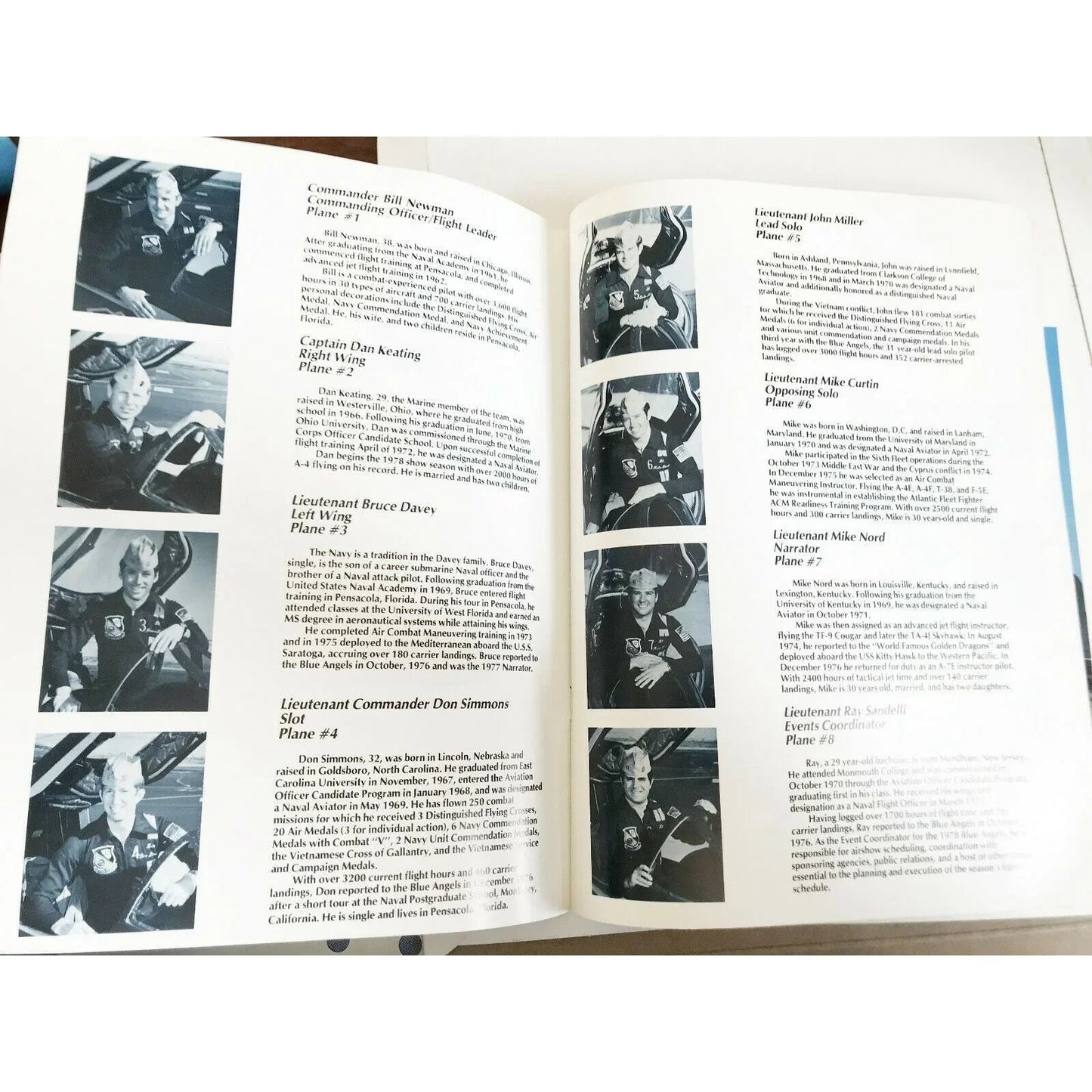 USA Navy Blue Angels 1978 Air Show Rickenbacker AFB Open House Program - US Navy - Event Program - A+ Stuff