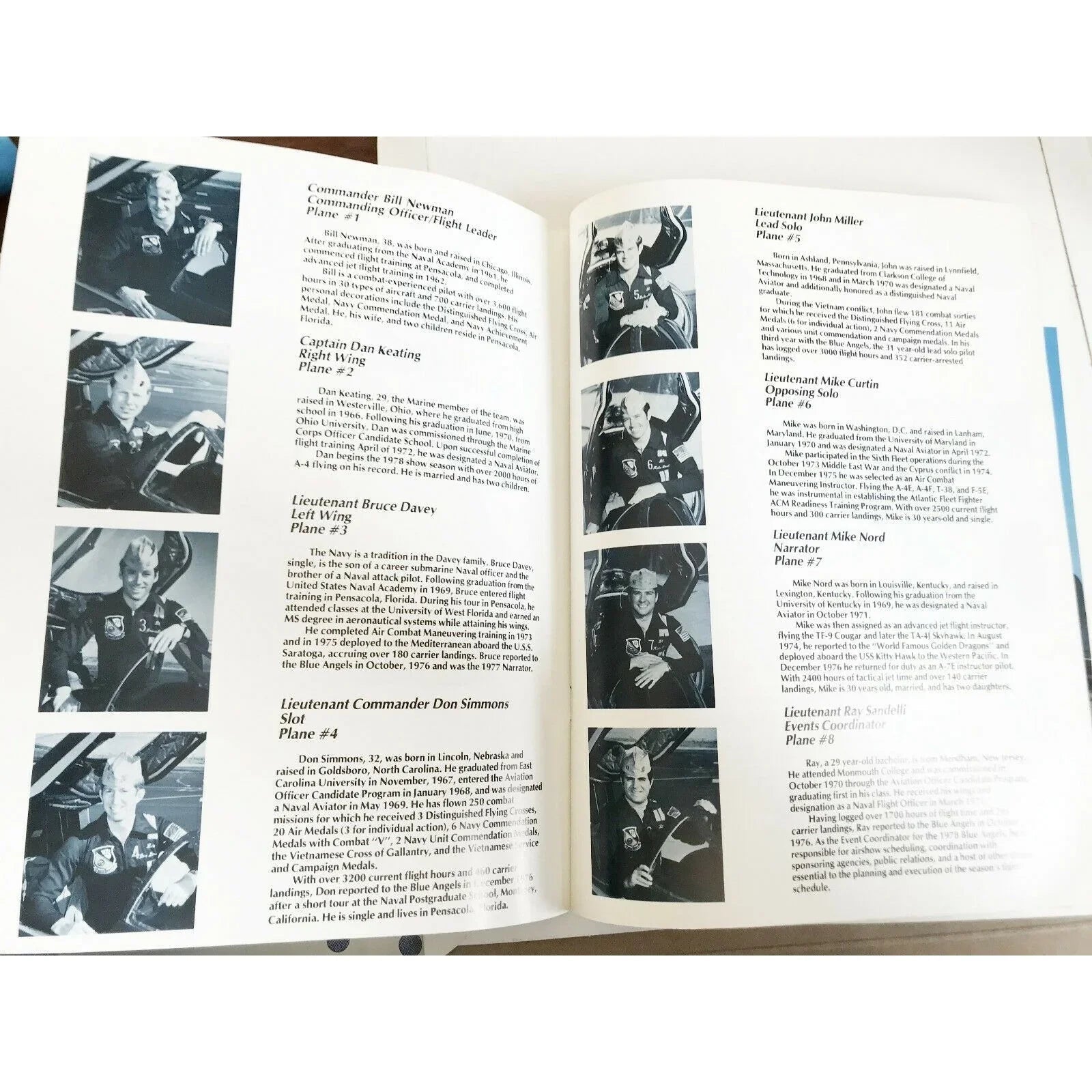 USA Navy Blue Angels 1978 Air Show Rickenbacker AFB Open House Program - US Navy - Event Program - A+ Stuff