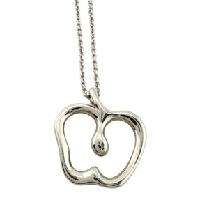 Tiffany & Co Apple Necklace in Sterling Silver 16" Chain