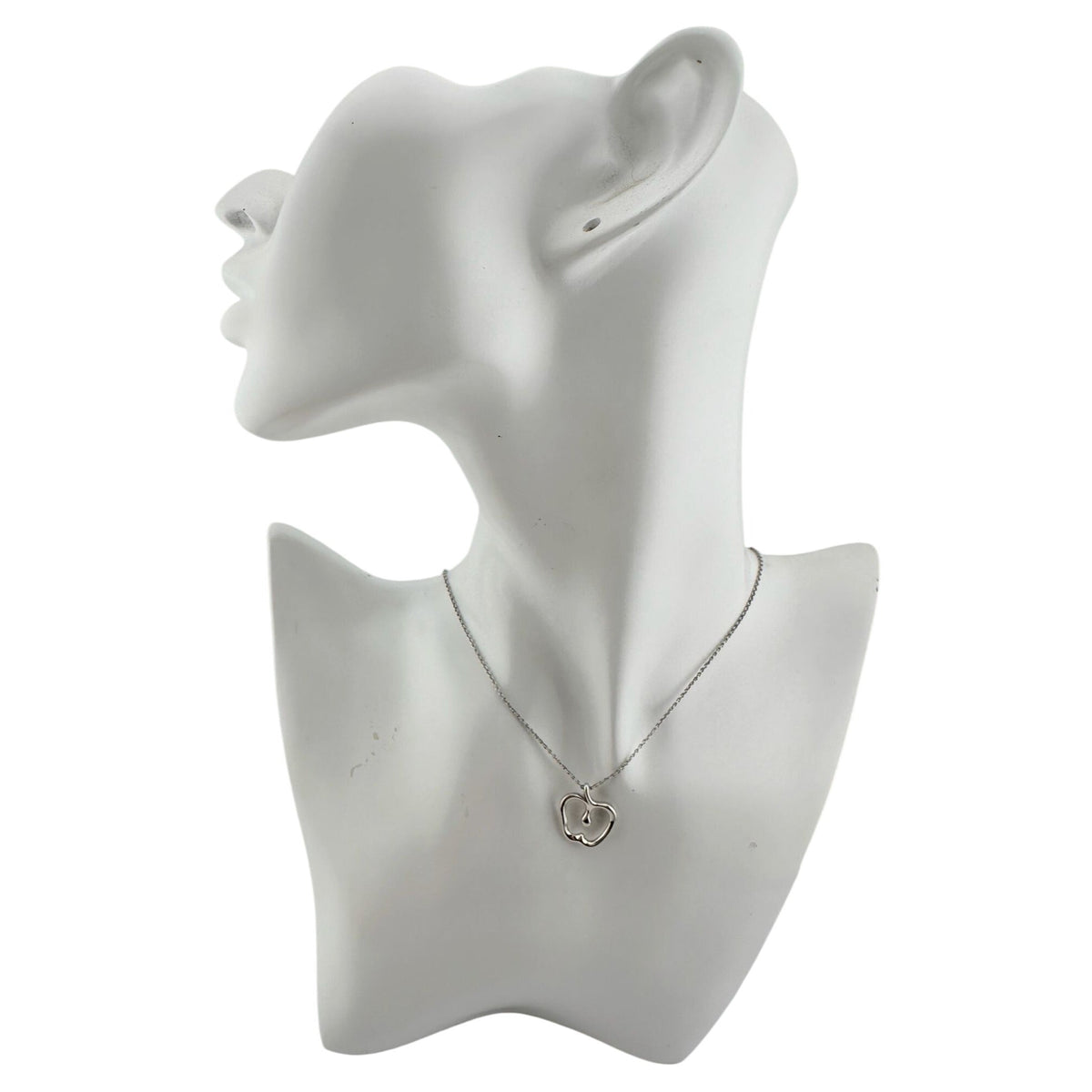 Tiffany & Co Apple Necklace in Sterling Silver 16" Chain A+ Stuff  A+ Stuff