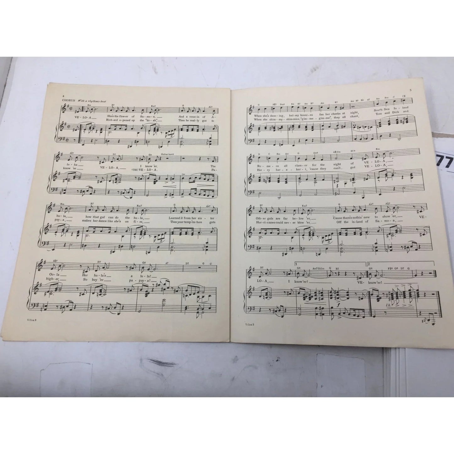 ''VELOA'' by Richard Adler, Philip Springer, and Tony Springer - A+ Stuff - Sheet Music - A+ Stuff