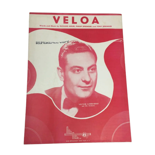 ''VELOA'' by Richard Adler, Philip Springer, and Tony Springer - A+ Stuff - Sheet Music - A+ Stuff