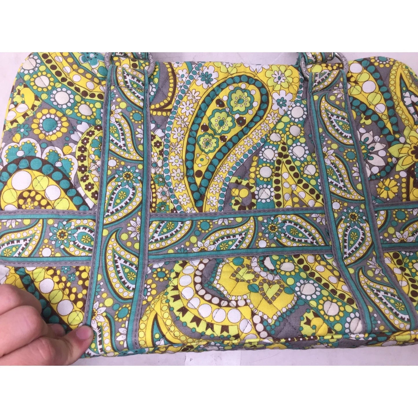 Vera Bradley Lemon Parfait Patterned Shoulder Bag - vera Bradley - Bag - A+ Stuff