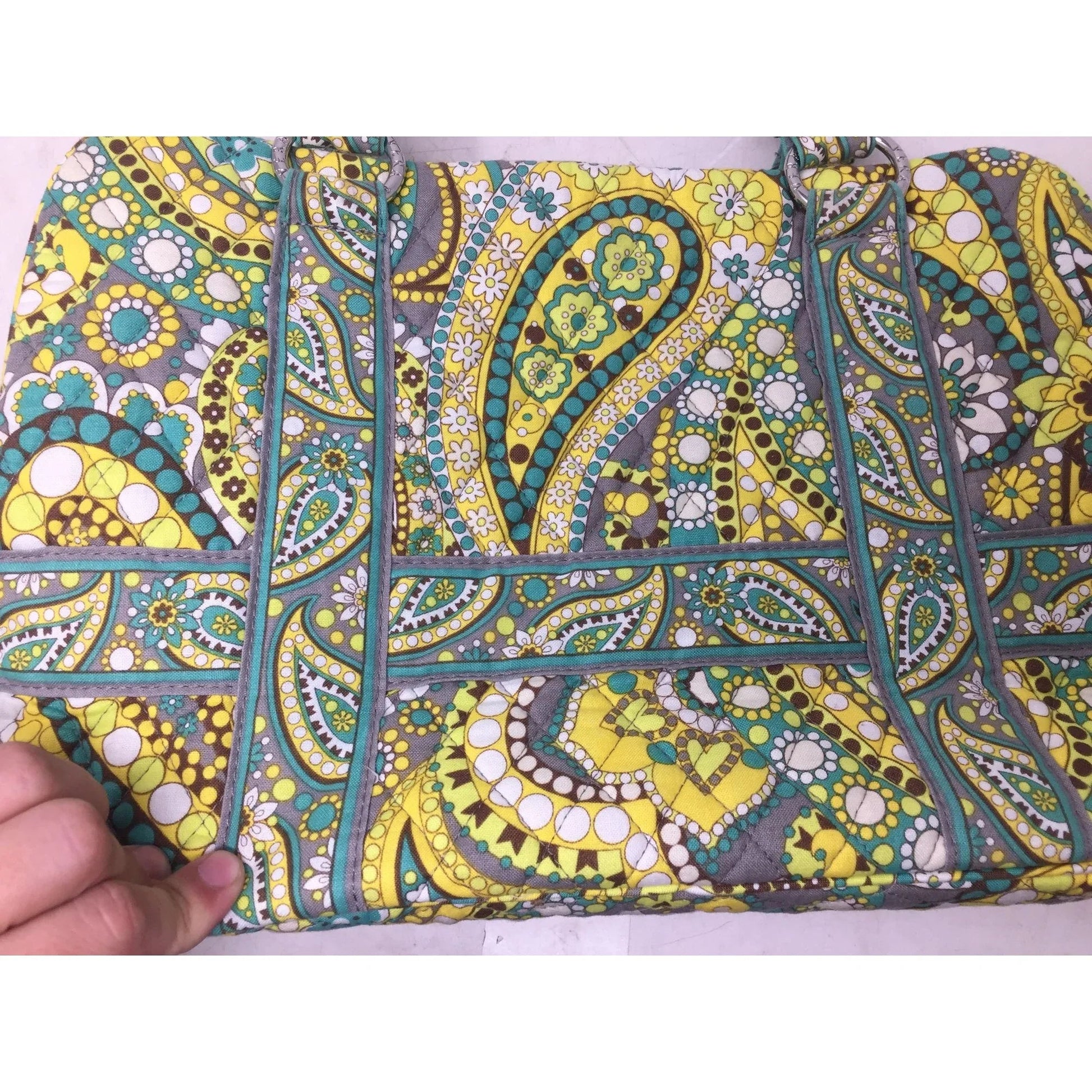 Vera Bradley Lemon Parfait Patterned Shoulder Bag - vera Bradley - Bag - A+ Stuff