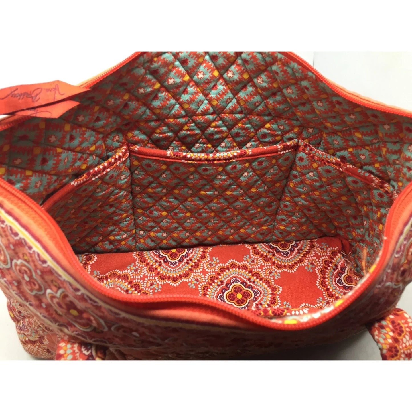 Vera Bradley Women's Orange Floral Paprika Print Bag - vera Bradley - Bag - A+ Stuff