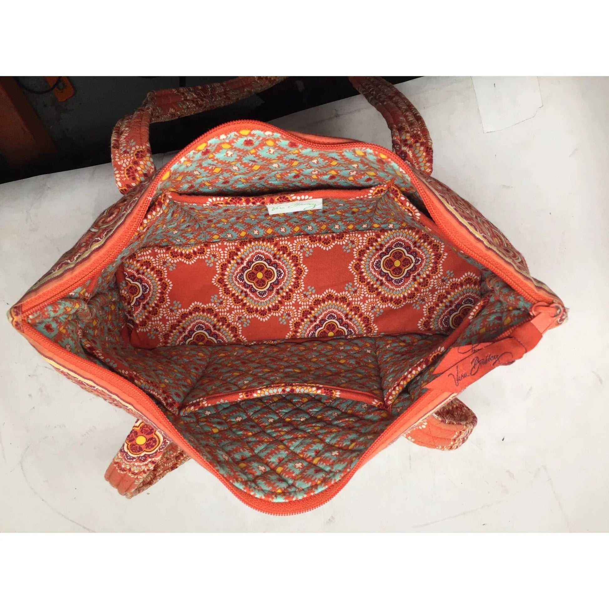 Vera Bradley Women's Orange Floral Paprika Print Bag - vera Bradley - Bag - A+ Stuff