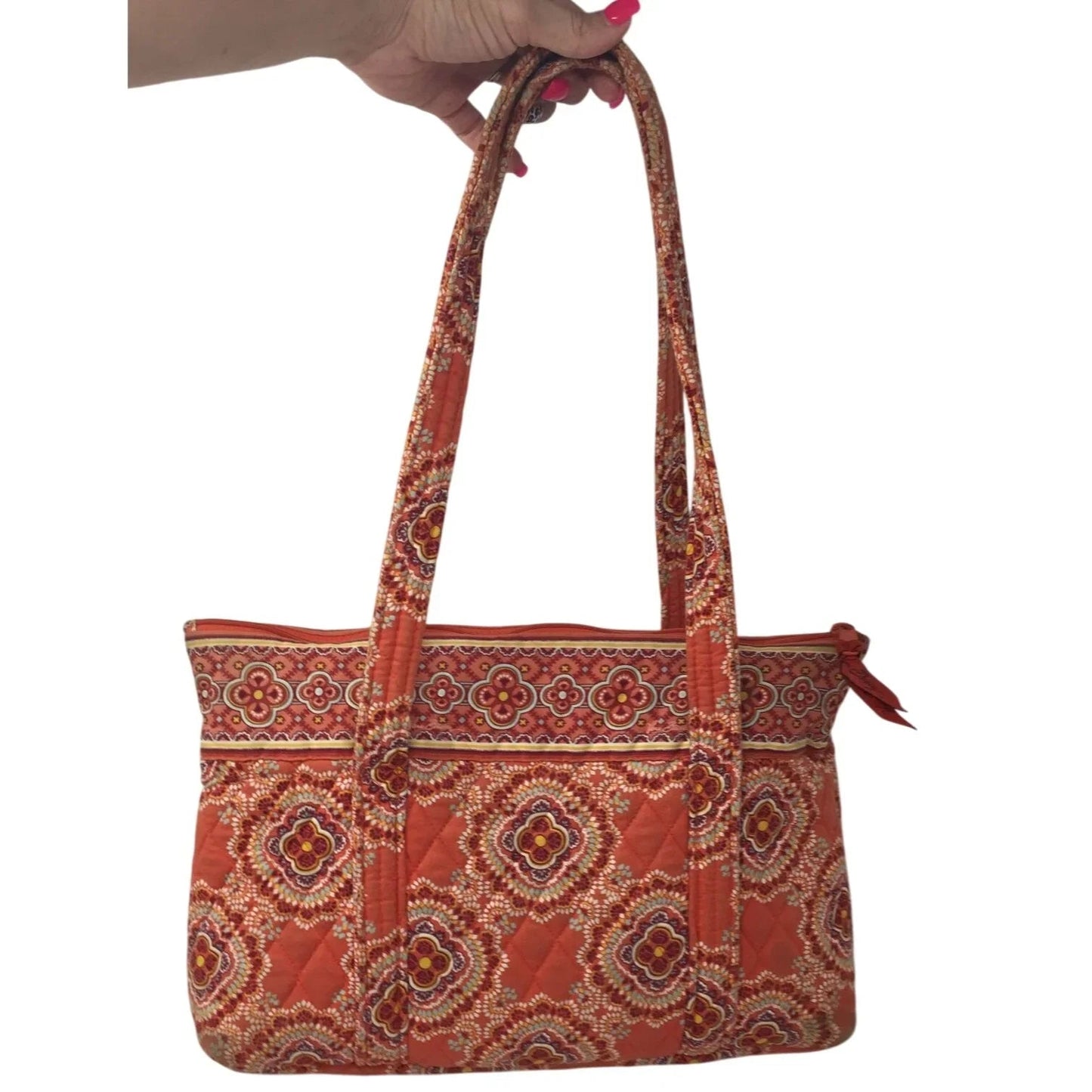 Vera Bradley Women's Orange Floral Paprika Print Bag - vera Bradley - Bag - A+ Stuff