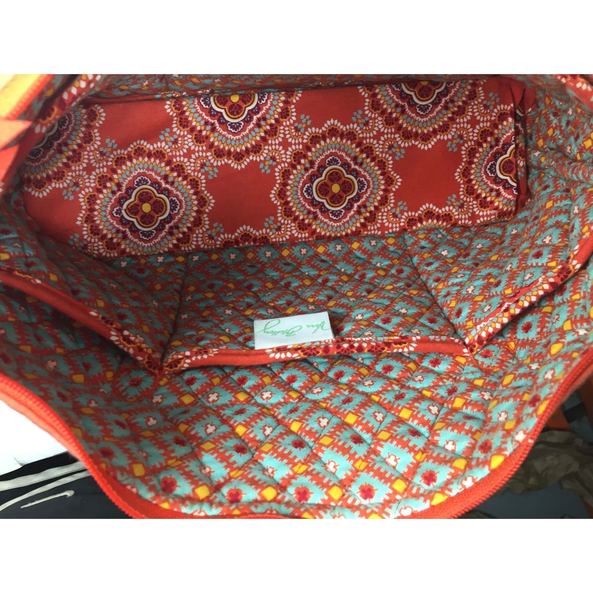 Vera Bradley Women's Orange Floral Paprika Print Bag - vera Bradley - Bag - A+ Stuff