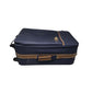 VERDI Zippered Navy Blue Suitcase on Wheels - verdi - Luggage & Bags - A+ Stuff