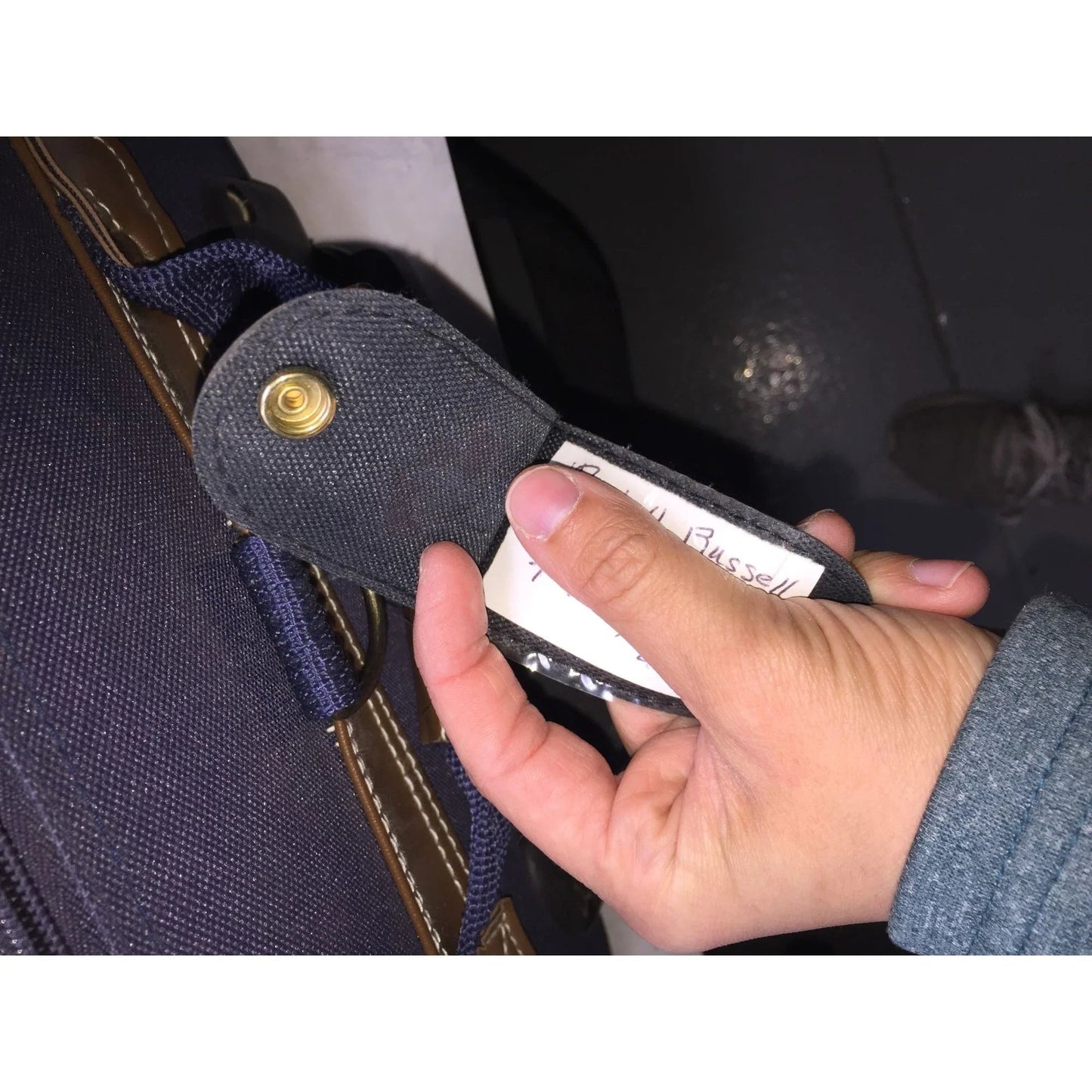 VERDI Zippered Navy Blue Suitcase on Wheels - verdi - Luggage & Bags - A+ Stuff