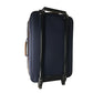 VERDI Zippered Navy Blue Suitcase on Wheels - verdi - Luggage & Bags - A+ Stuff