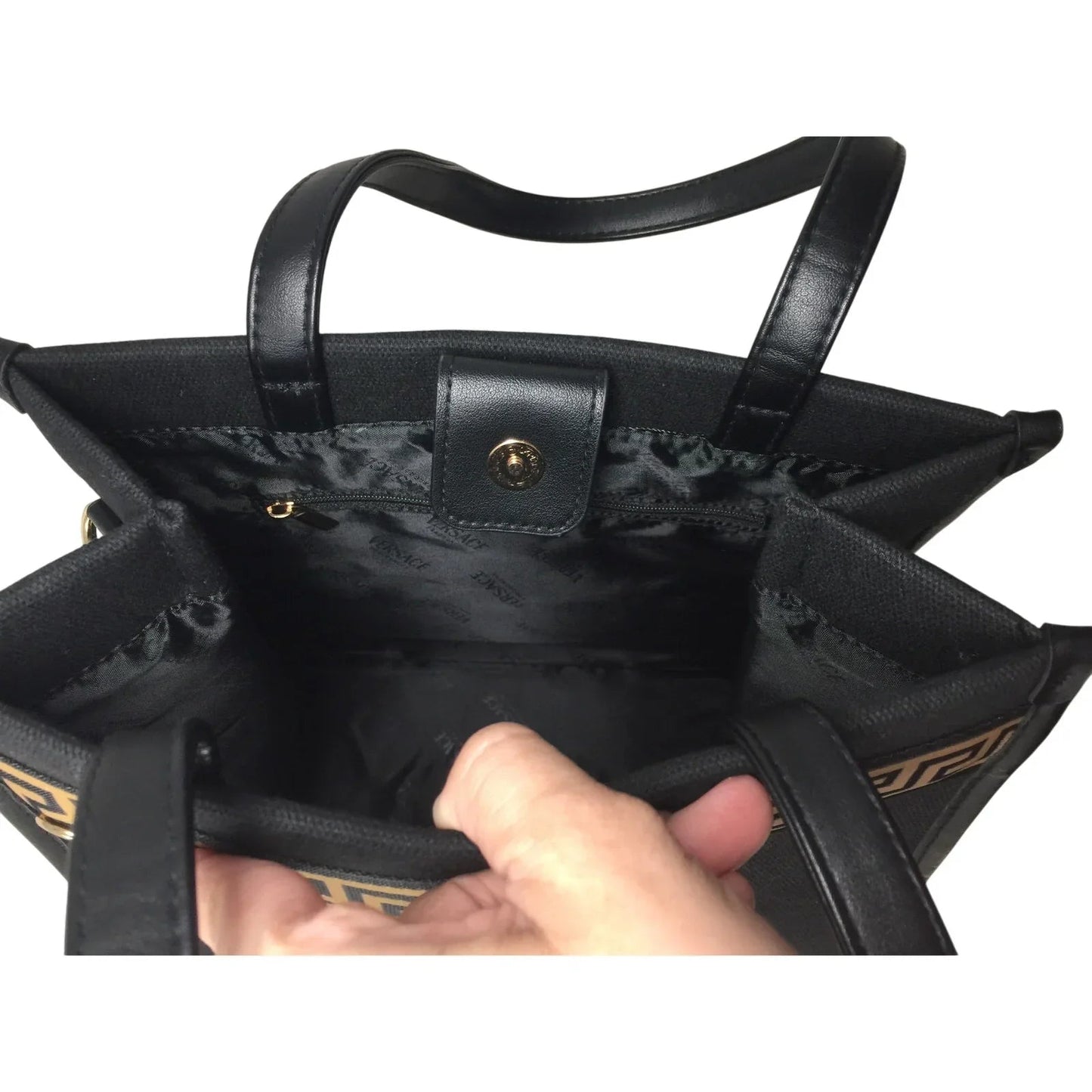 Versace Fragrances Medium Travel Tote 2 Way Bag with Removable Crossbody Strap - Versace - Tote Bag - A+ Stuff
